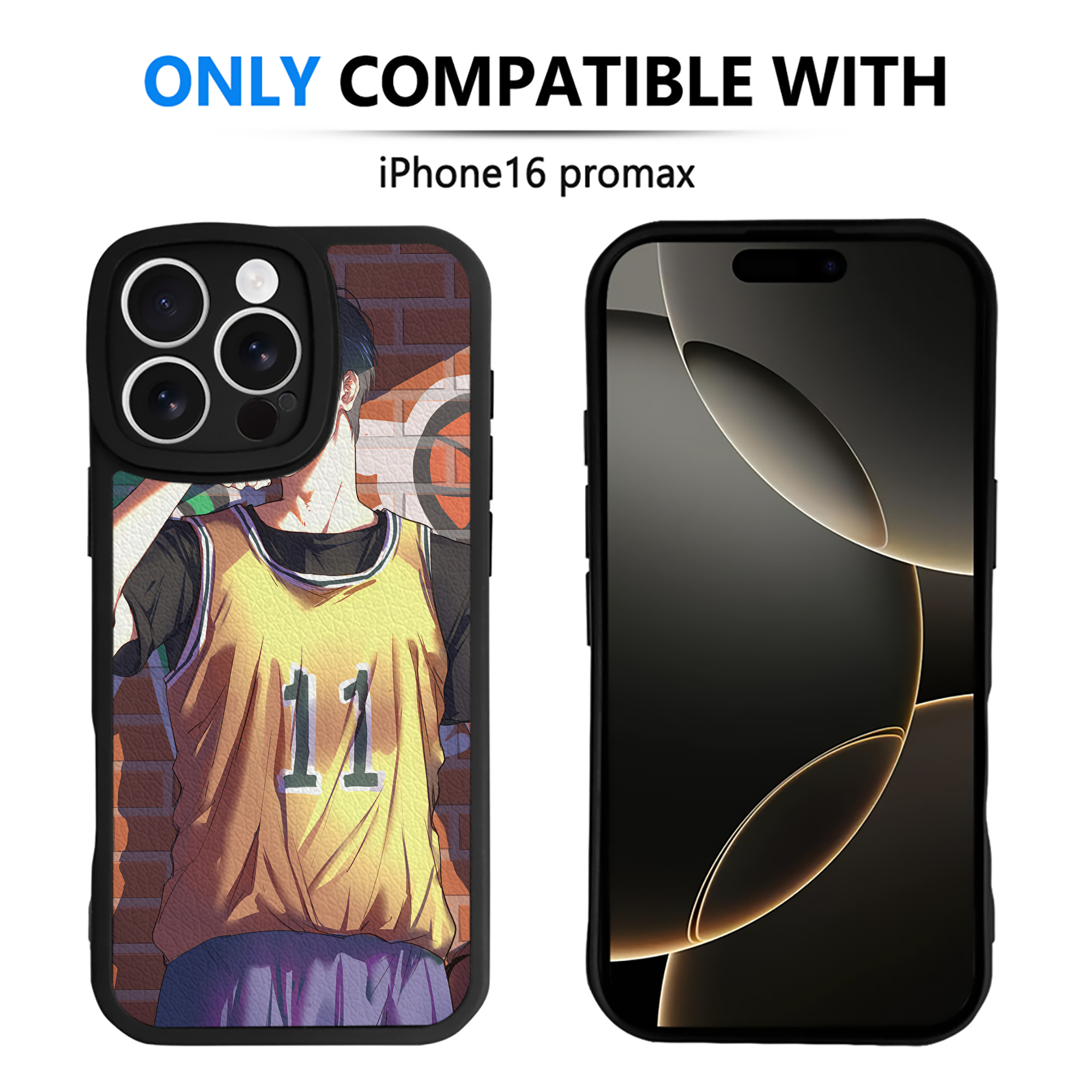 （画像用） SLAM DUNK／スラムダンク 【iPhone 16シリーズ対応】シリコンスマホケース（レザー調） 材質：シリコン